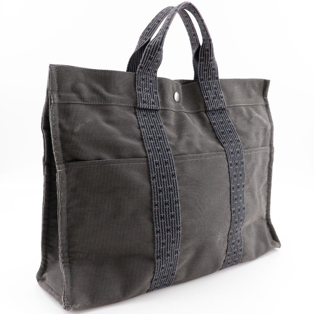 Gray Her Linetote Mm Unisex(Unisex) Canvas Nylon Tote Bag
