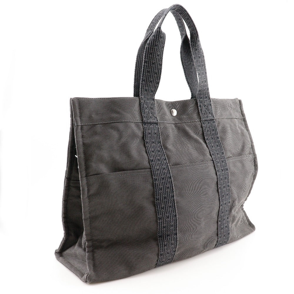 Tote Bag Gray Her Line Tote Gm Canvas Nylon