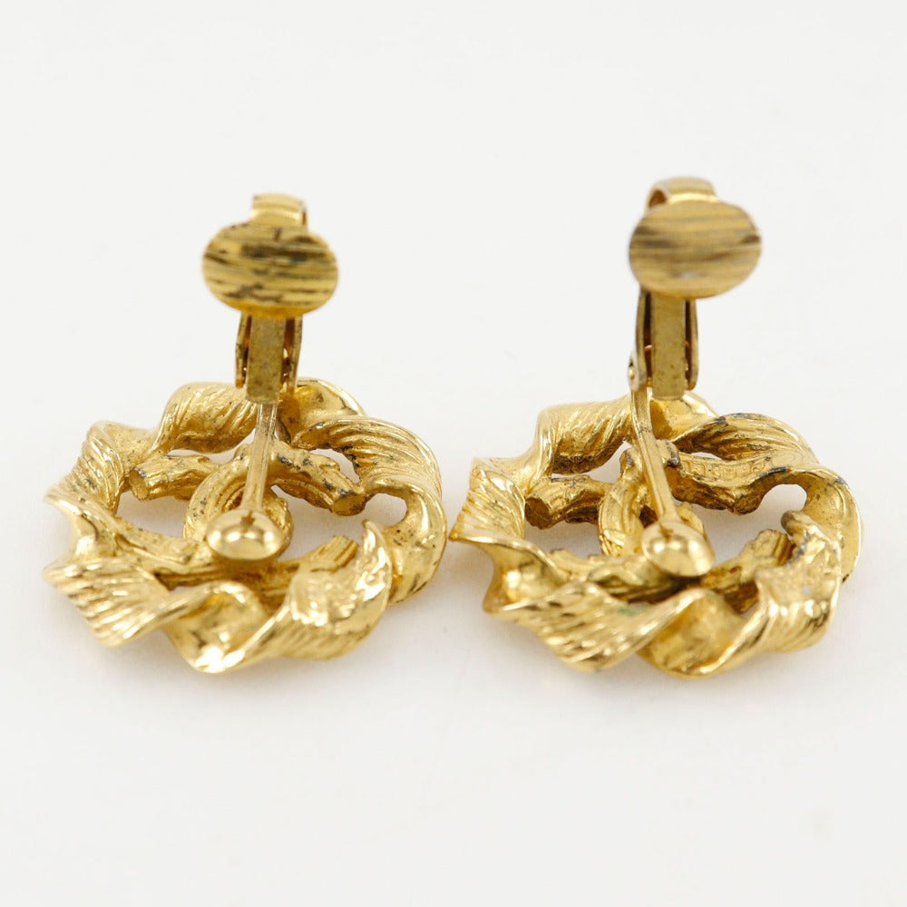 Chanel Round Coco Mark Earrings Jewelry