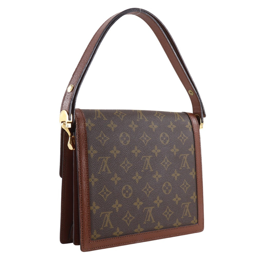 Louis Vuitton M51410 Sac Dauphine Monogram Canvas Brown Shoulder Bag