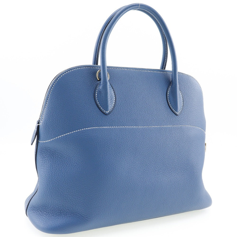 G Engraving Taurillon Clemence Bored Women Blue Travel Bag