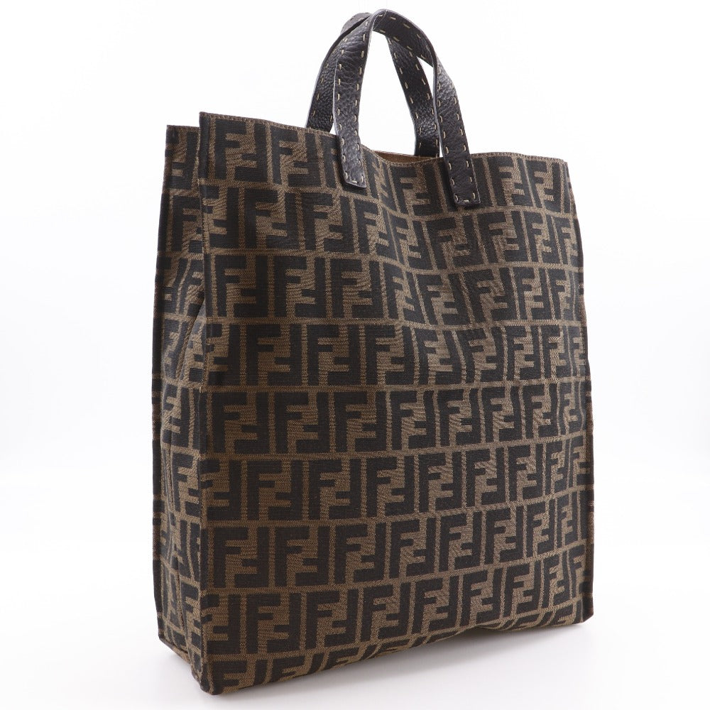 Fendi Zucca Handbag Canvas Nylon Travel Bag Canvas Handbag 2