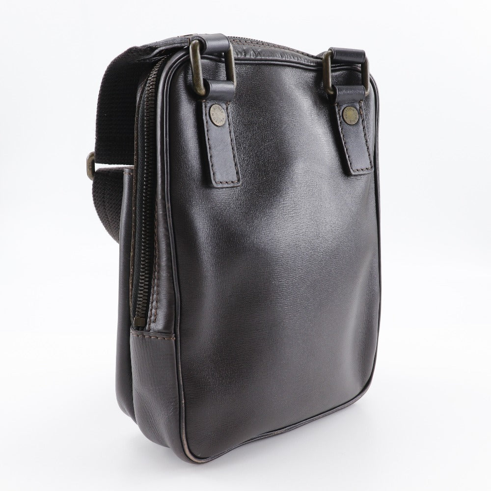 Louis Vuitton M92534 Utah Irokuwa Leather Brown Shoulder Bag