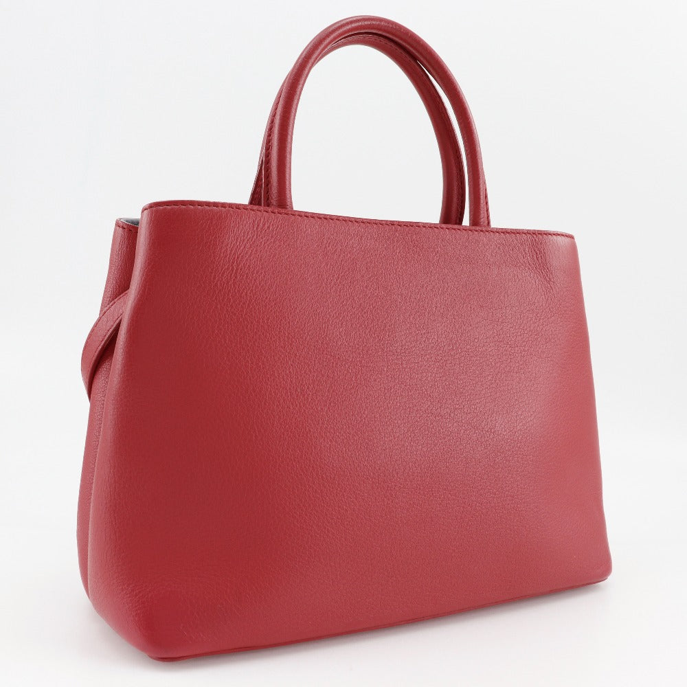 Fendi Handbag 8Bh253 Calfskin 2Wayshoulder Petite To Jules Women Red Shoulder Bag
