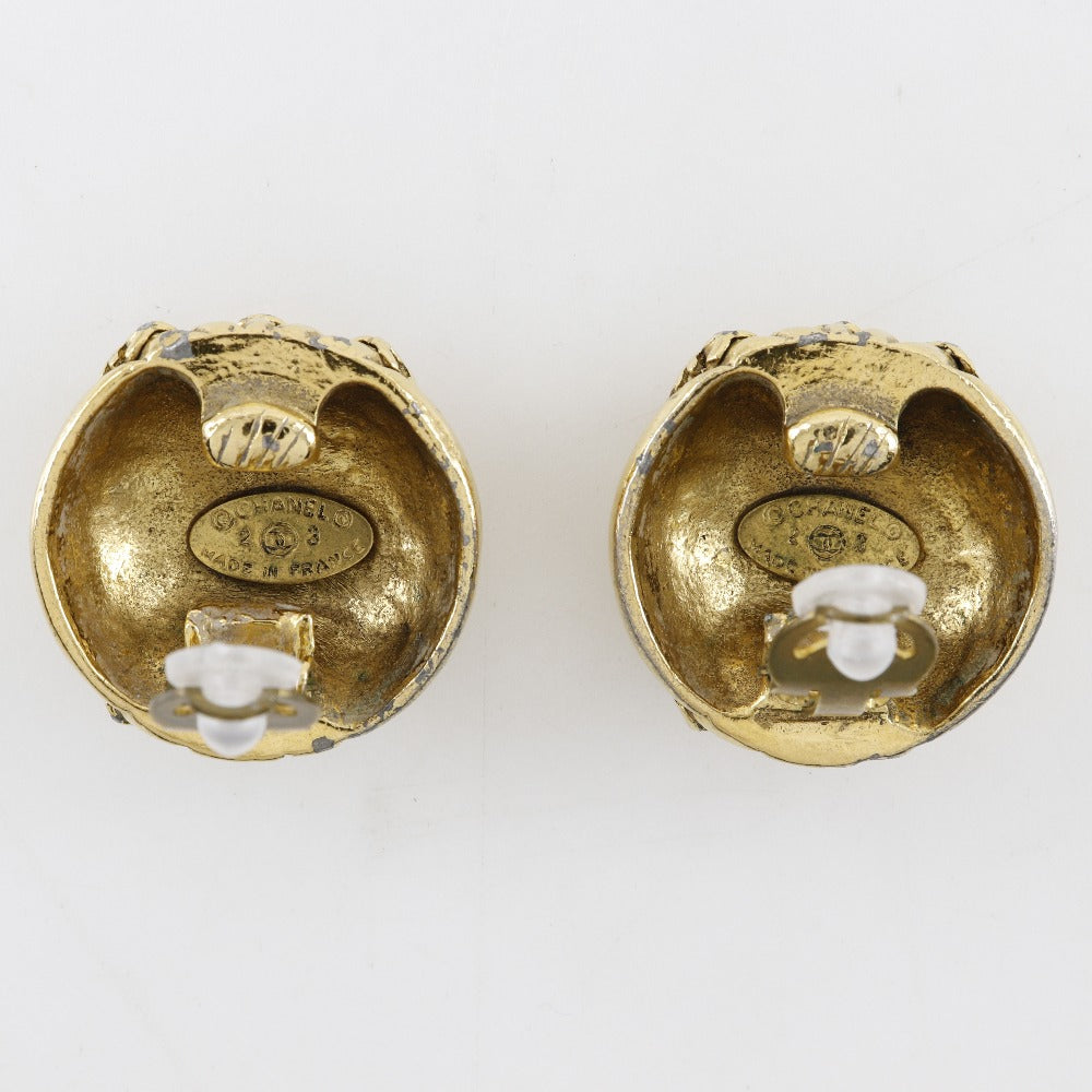 Coco Mark Gold Plated Earrings Jewelry Refined
