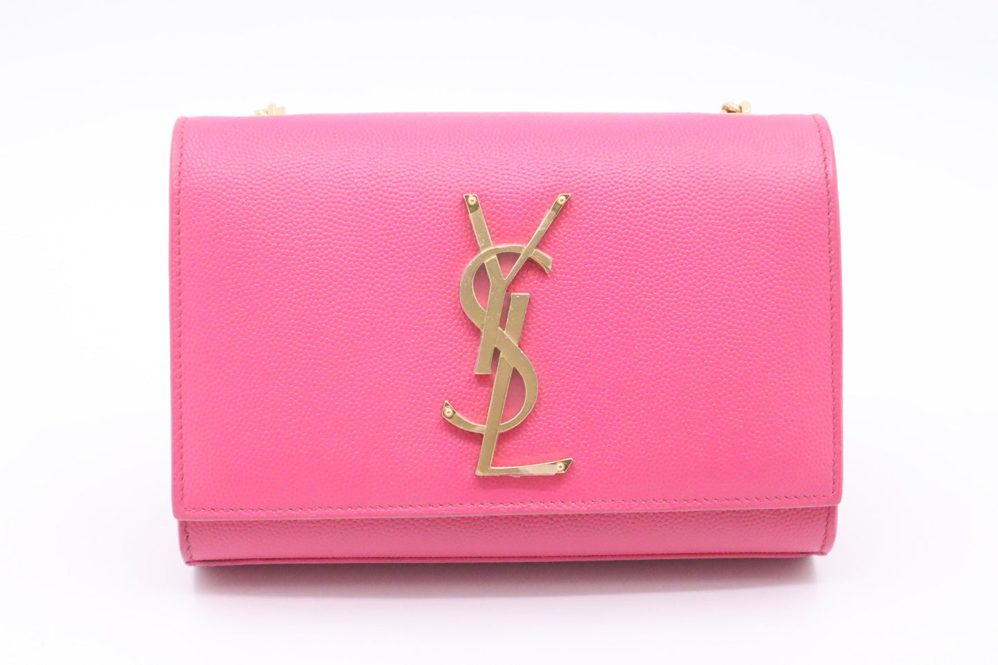 YSL Saint Laurent Kate Crossbody Bag In Leather Pink