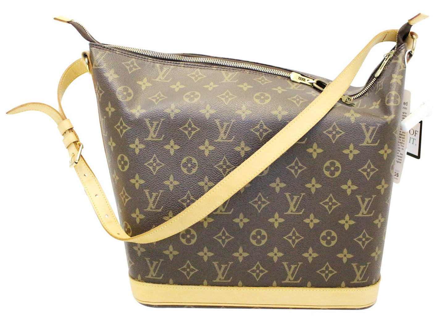 Louis Sharon Stone Amfar Three Shoulder Bag Canvas Monogram