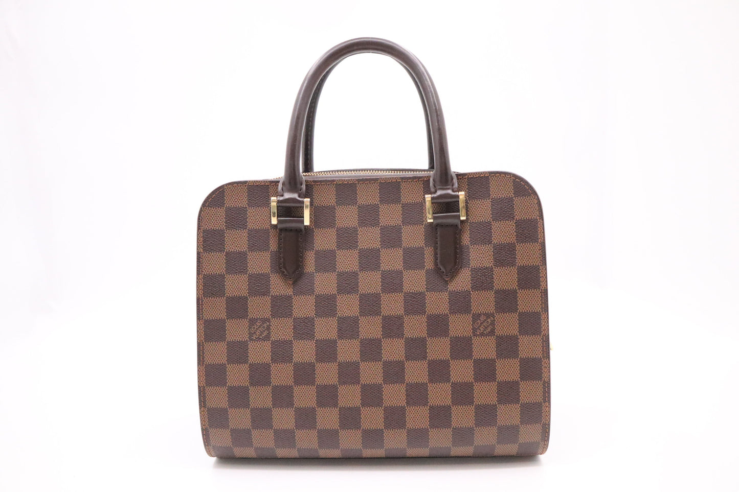 Louis Vuitton Triana Ebene Canvas Damier Handbag Ebene Canvas