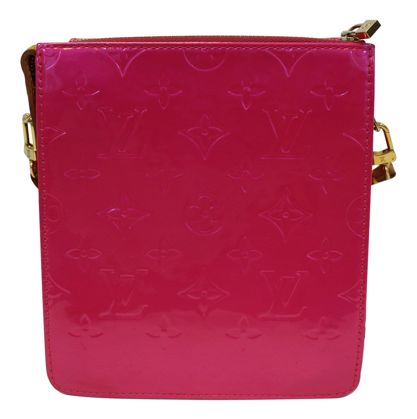 Louis Vernis Mott Fuchsia Shoulder Bag Monogram Pink