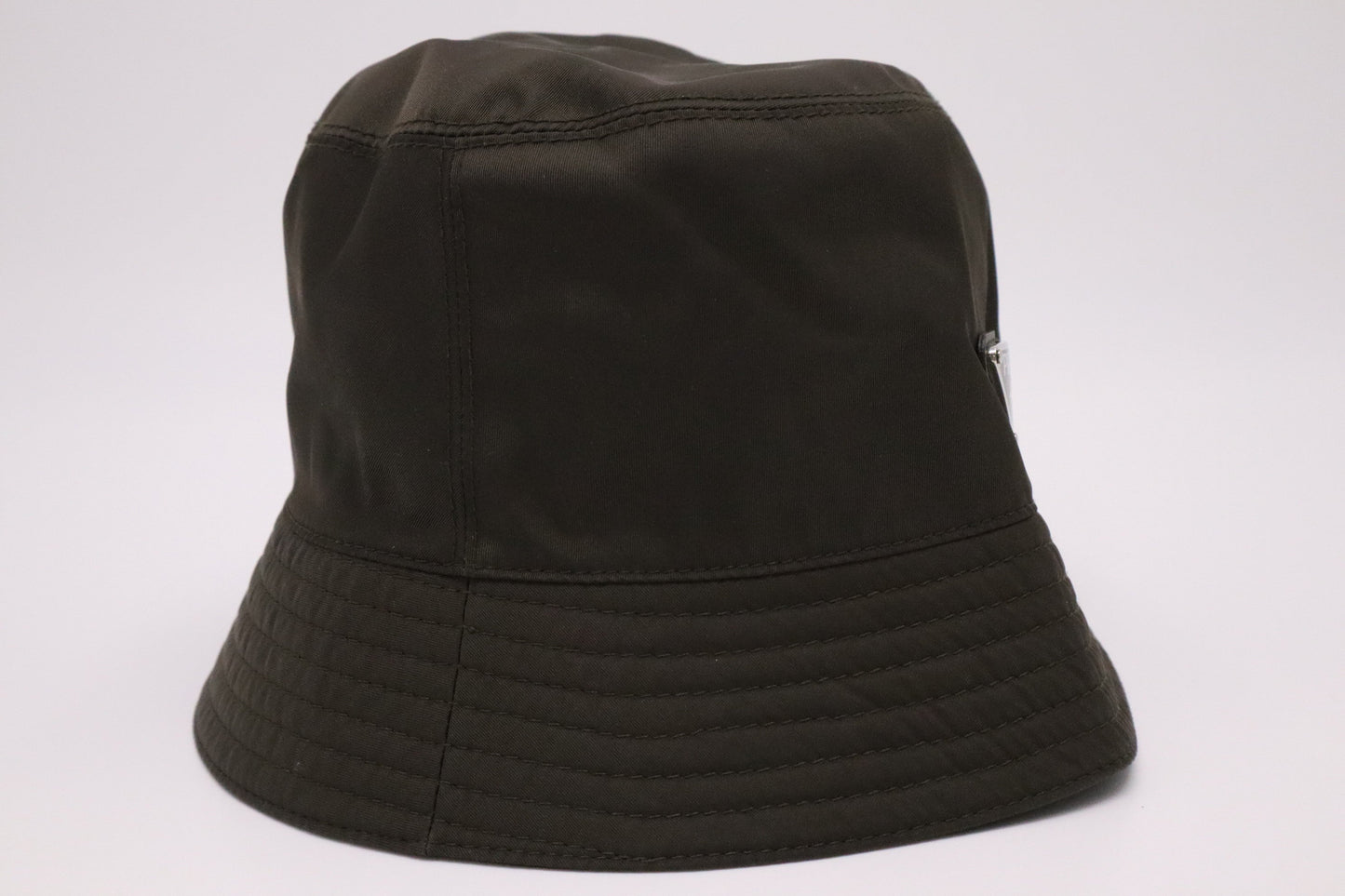 Prada Hat In Dark Handbag Nylon Green Bucket Bag