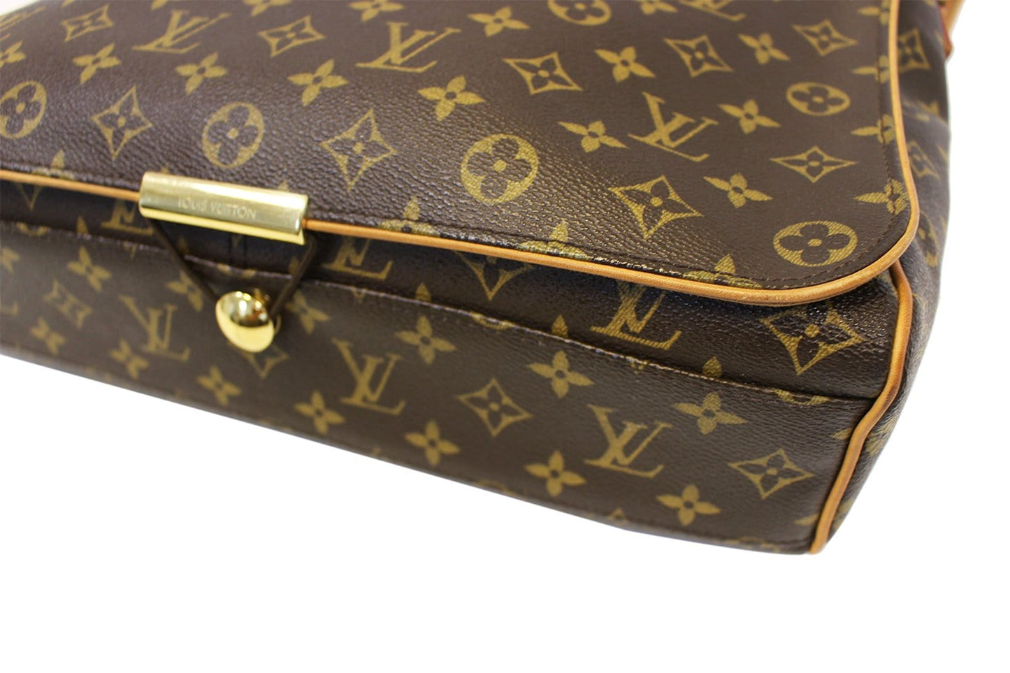 Louis Abbesses Messenger Bag Canvas Monogram Crossbody Bag