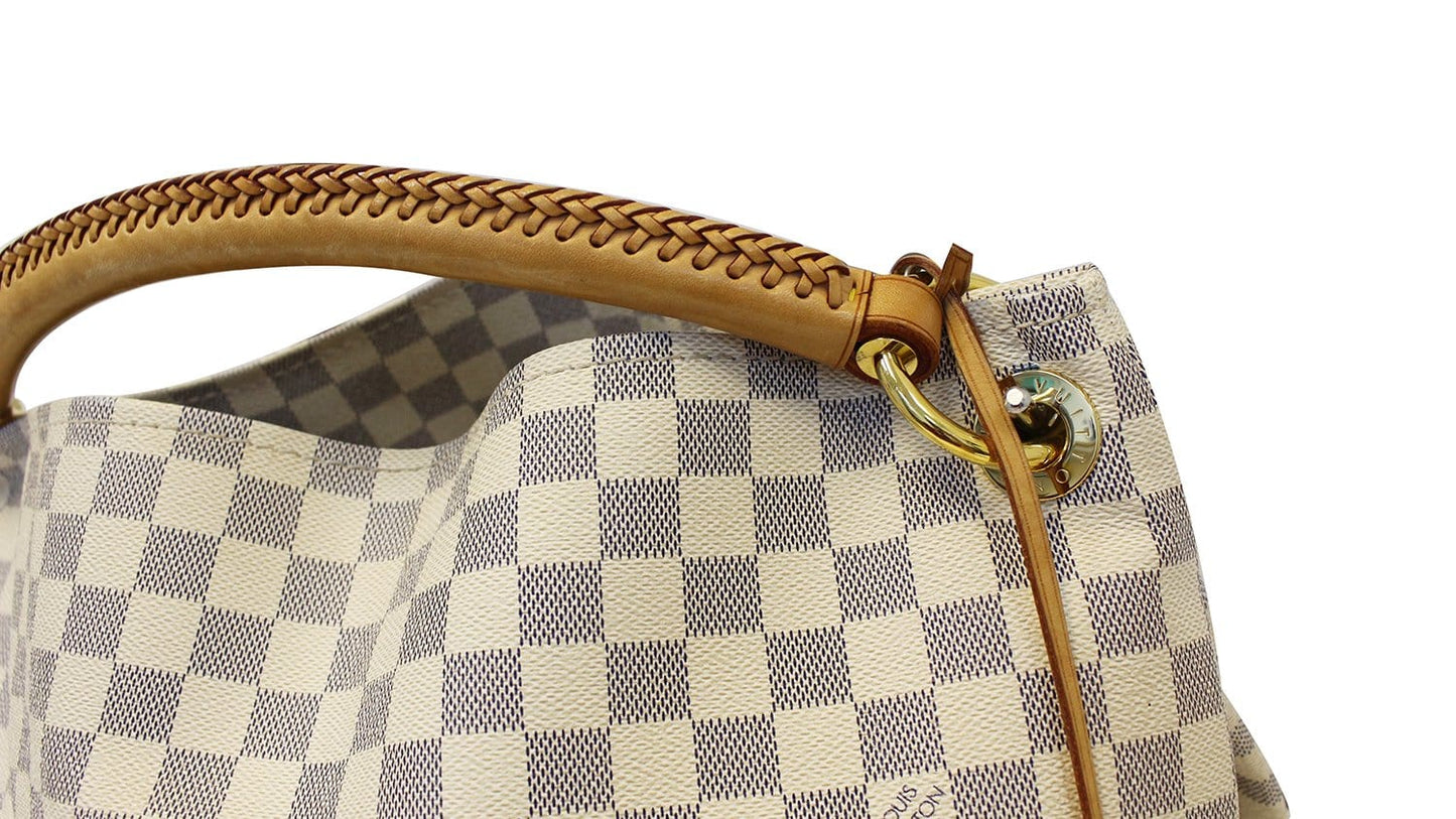 Louis Damier Azur Artsy Gm Shoulder Bag