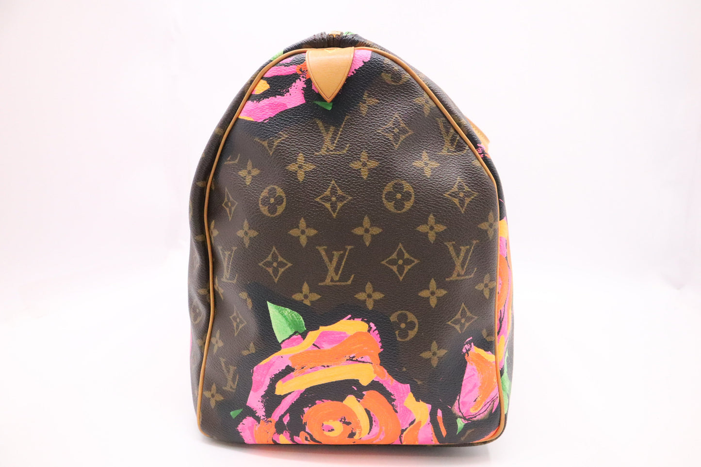 Louis Vuitton x Stephen Spro Keepall 50 Roses Monogram Canvas Travel Bag Monogram Canvas