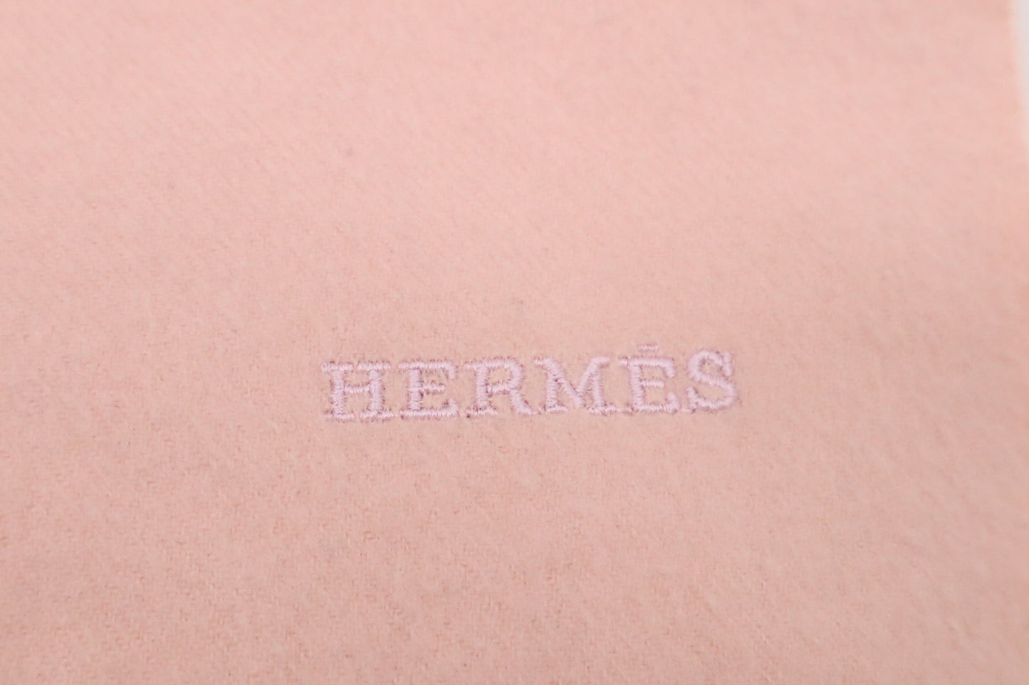 Hermes Stole In Rose Buvard Cashmere Handbag Travel Bag