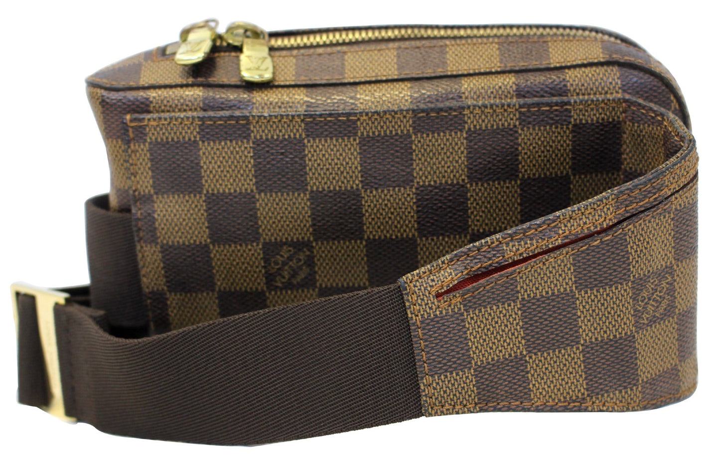 Louis Geronimos Damier Ebene Hip Bag Brown Crossbody Bag Bag Tt2597