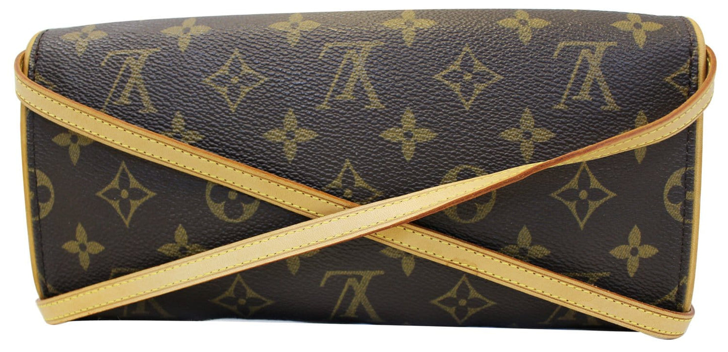 Louis Twin Gm Pochette Shoulder Bag Canvas Monogram