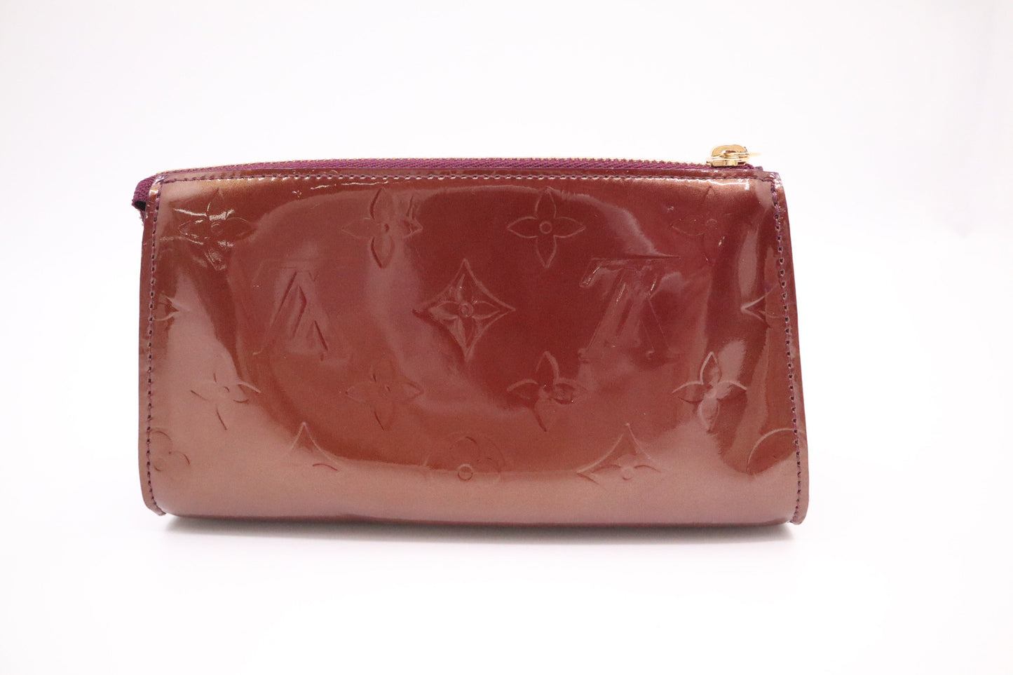 Louis Vuitton Trousse Cosmetique Grape Leather Vernis Handbag