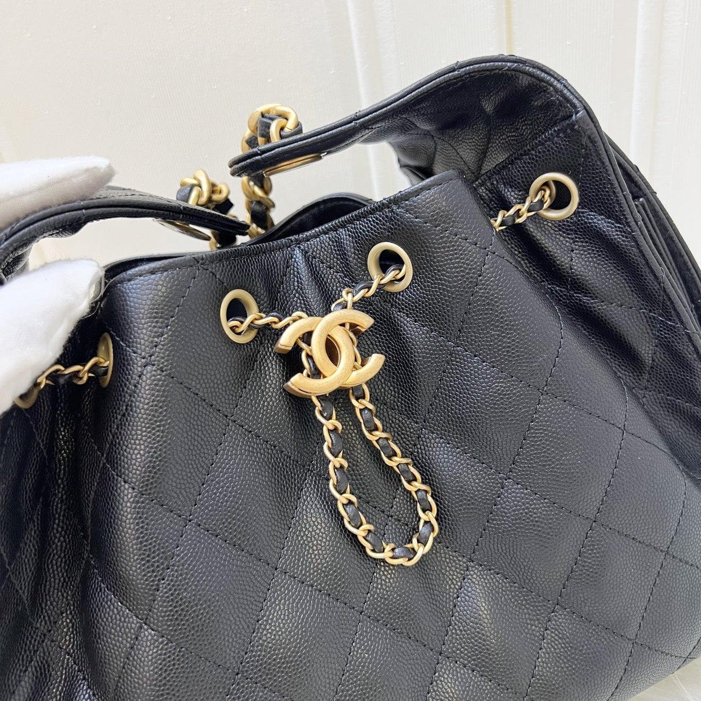 25 Small Hobo Bag in Black Caviar and AGHW (Model: ) Daily