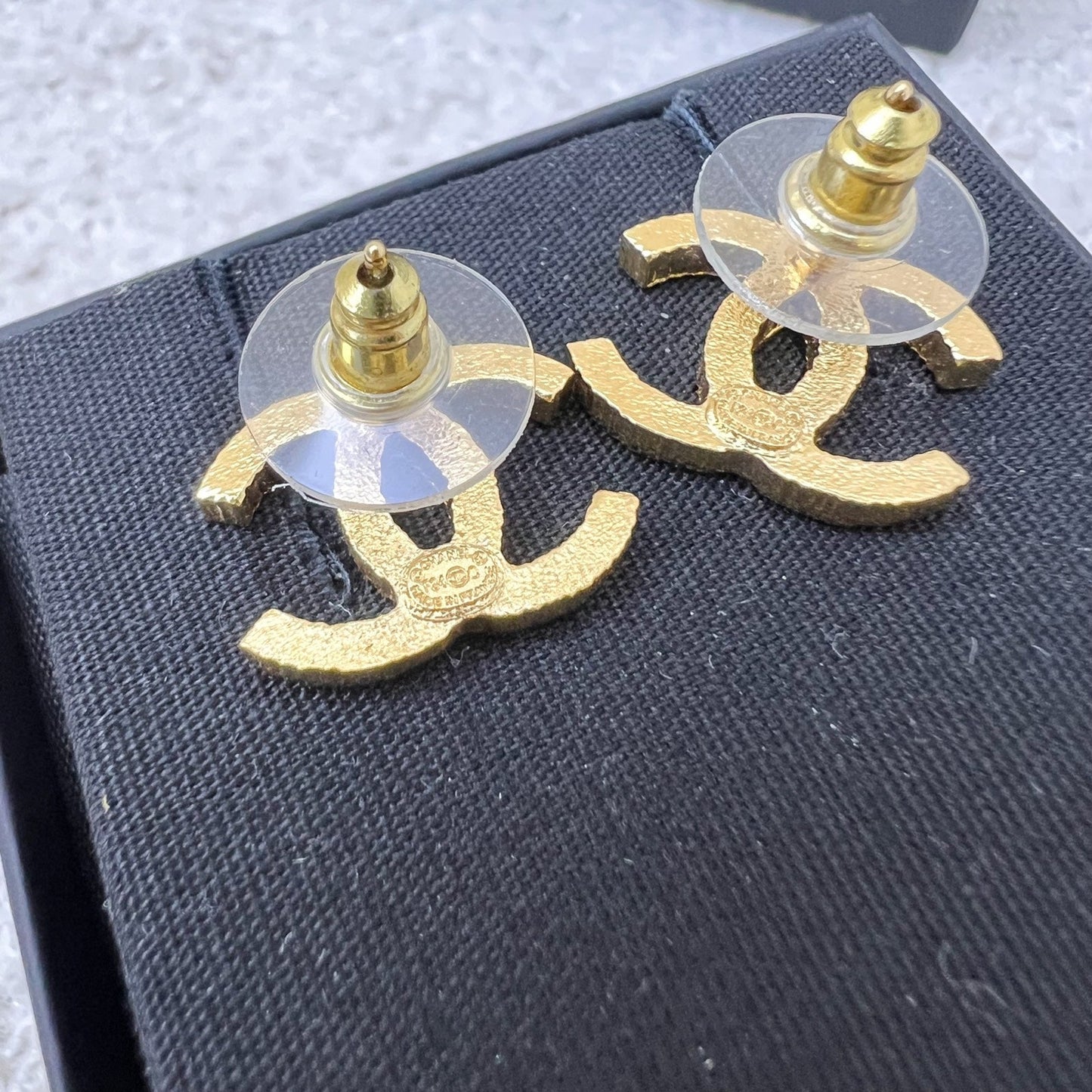 Chanel CC Earrings in Gold Tone HW (Model: ) Jewelry