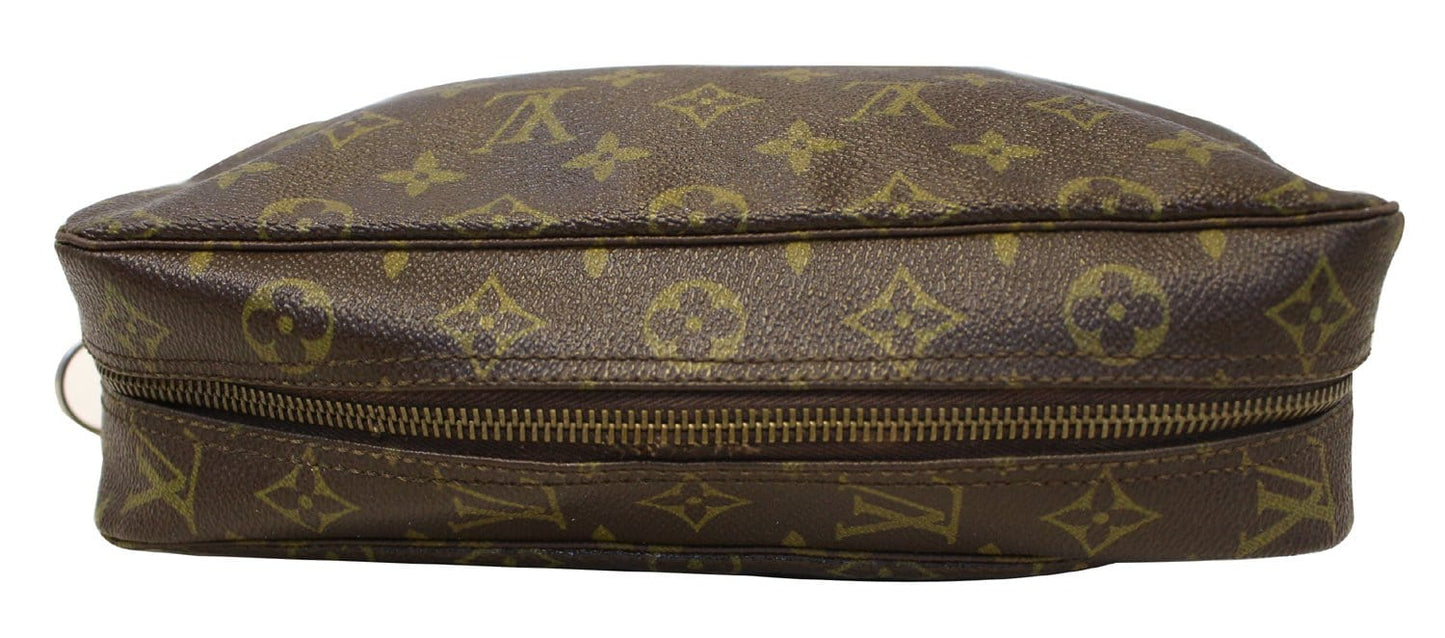Louis Trousse Toilette Clutch Canvas Monogram Clutch Bag