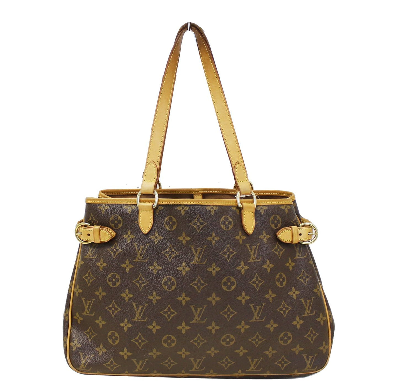Louis Batignolles Horizontal Shoulder Tote Bag Canvas Monogram Shoulder Bag