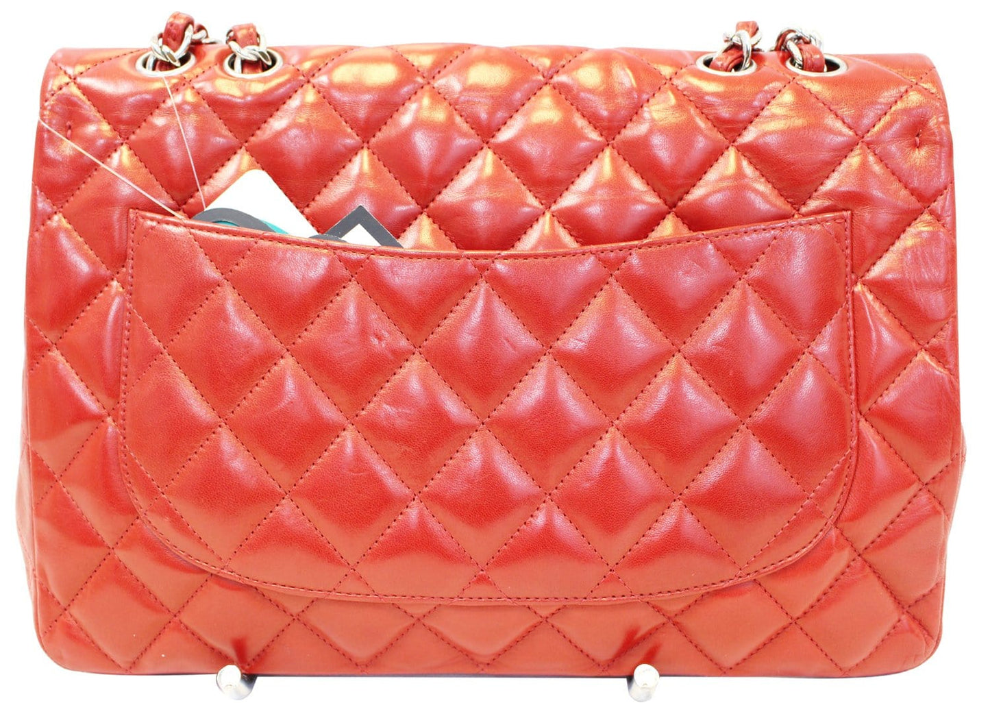 Chanel Classic Jumbo Double Flap Bag Leather Quilted Shoulder Bag