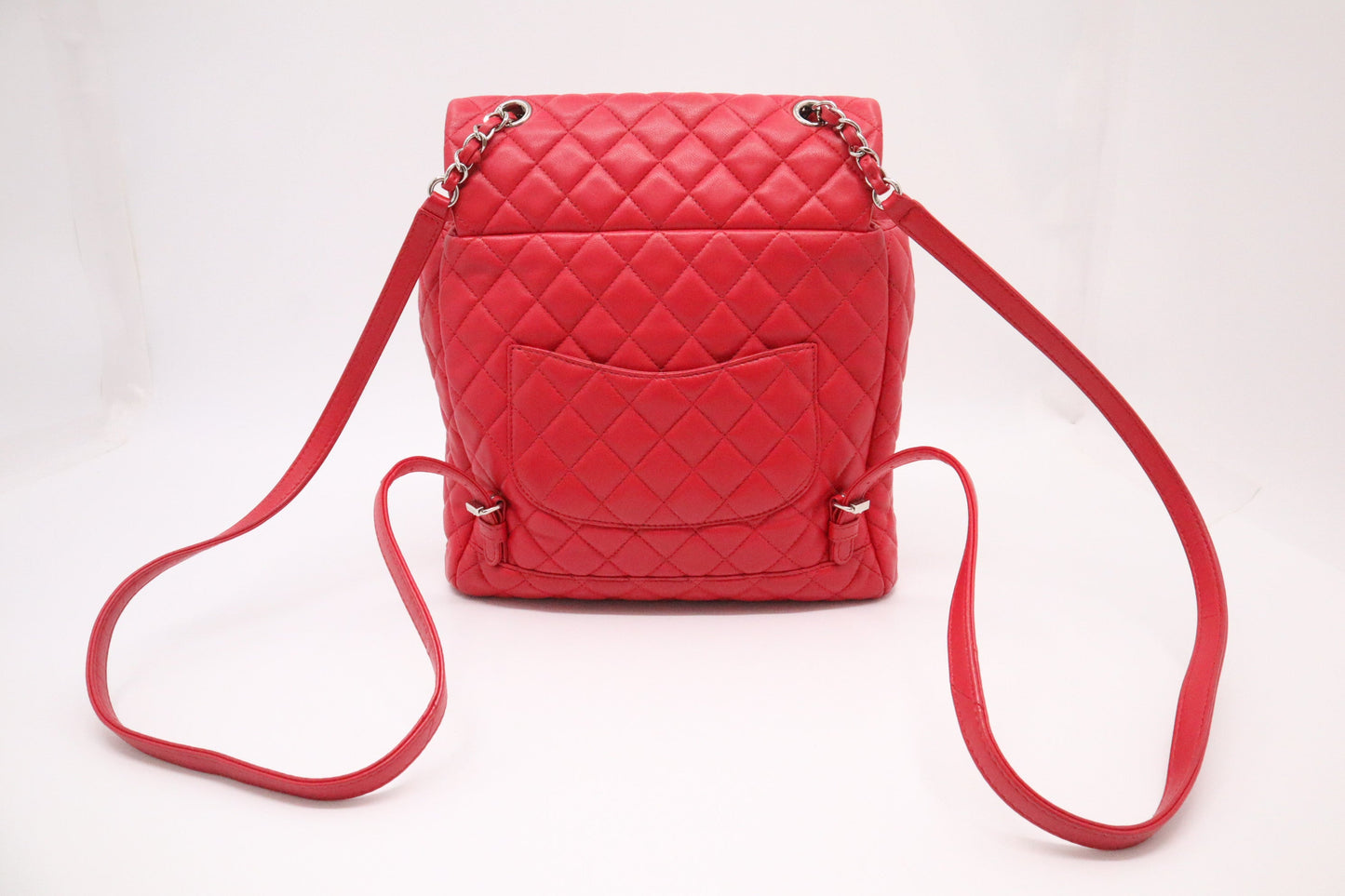 Chanel Urban Spirit Backpack Mattelassé Red Leather