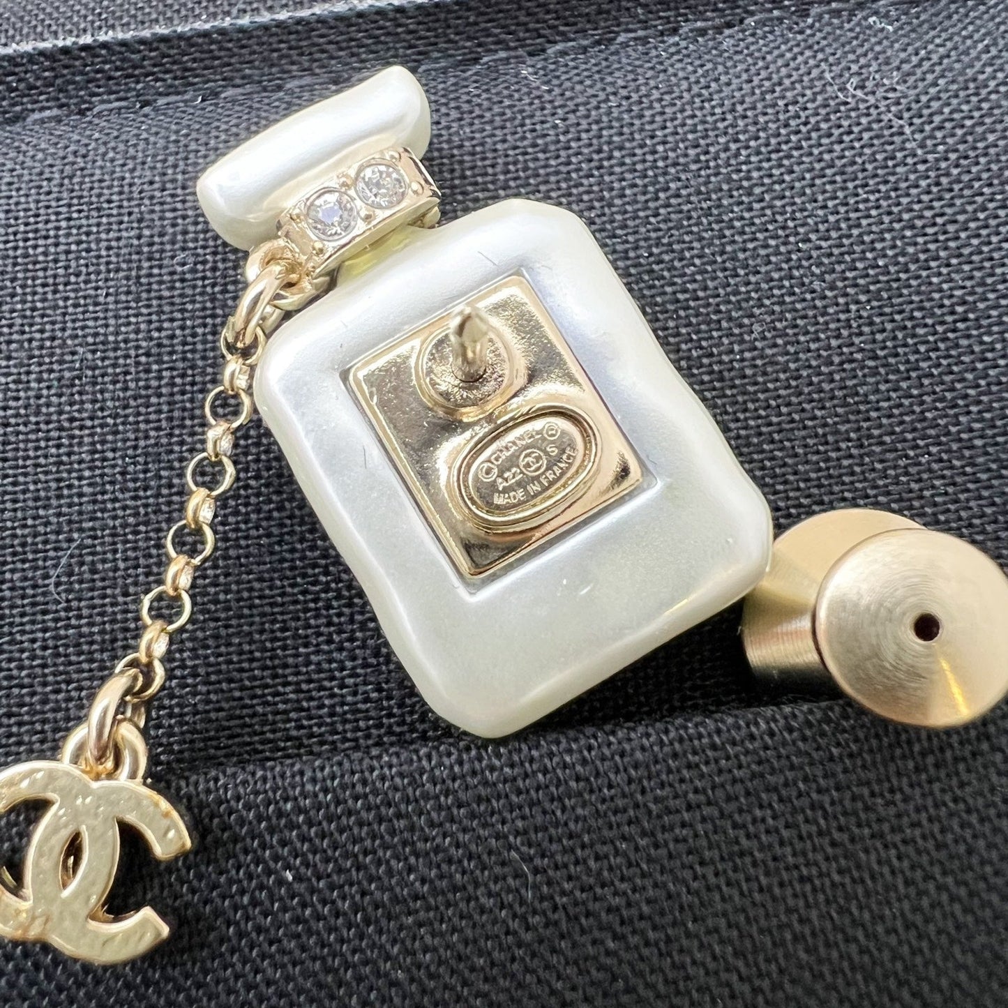 Chanel No. 5 Perfume Bottle Pin Brooch