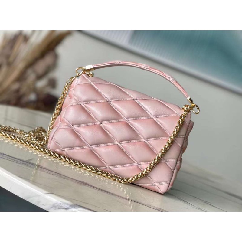 Louis Vuitton Mm Malletage Hand Bag Leather Travel Bag Bag Bg00004
