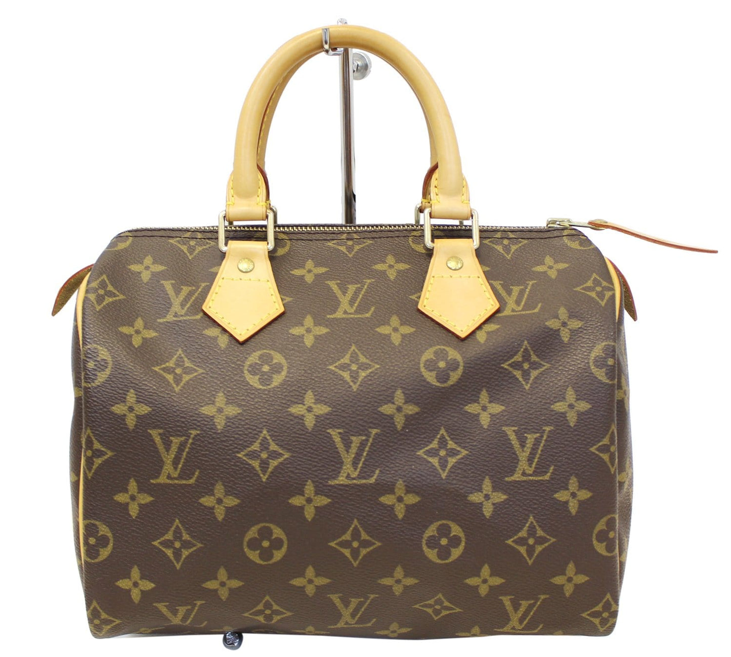 Louis Speedy Satchel Handbag Canvas Monogram Travel Bag Handbag E4384