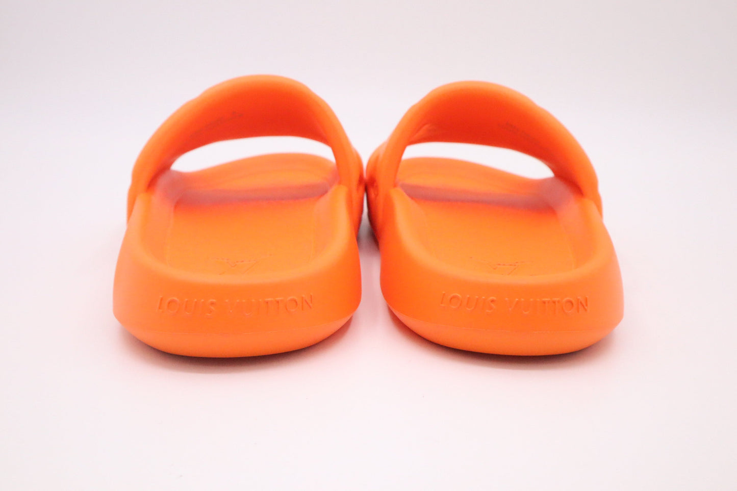 Louis Vuitton Waterfront Mules Orange Shoes
