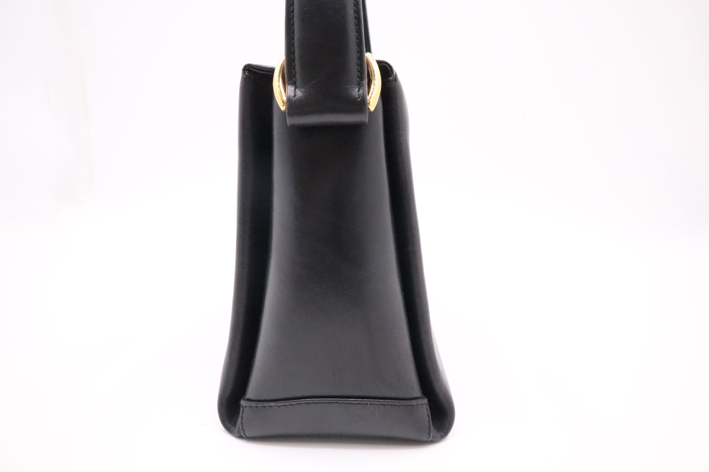 Gucci Handbag In Leather Black Travel Bag