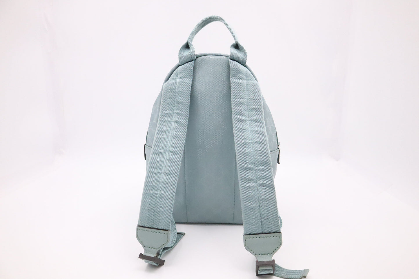 Gucci Backpack In Light Coated Canvas Blue