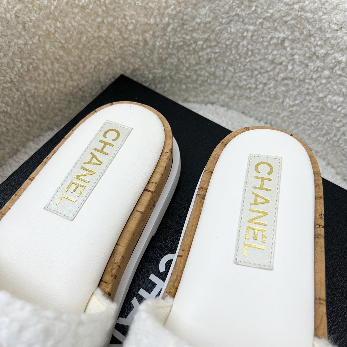 Chanel Sandals in White Sz 37 (Model: )
