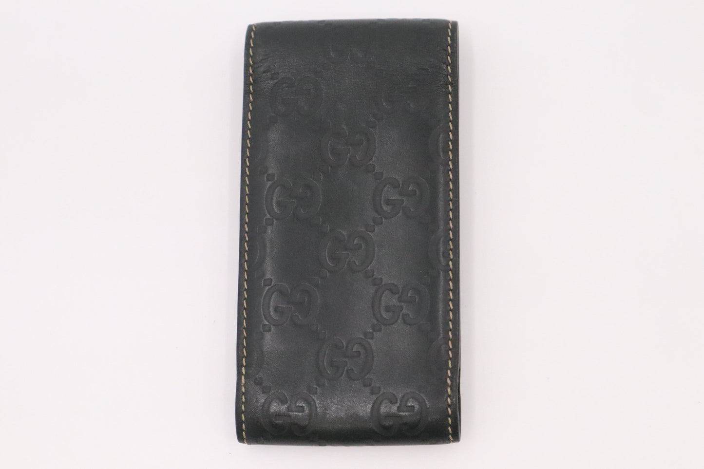Gucci Cigarette Case In Dark ssima Handbag Leather Green Travel Bag