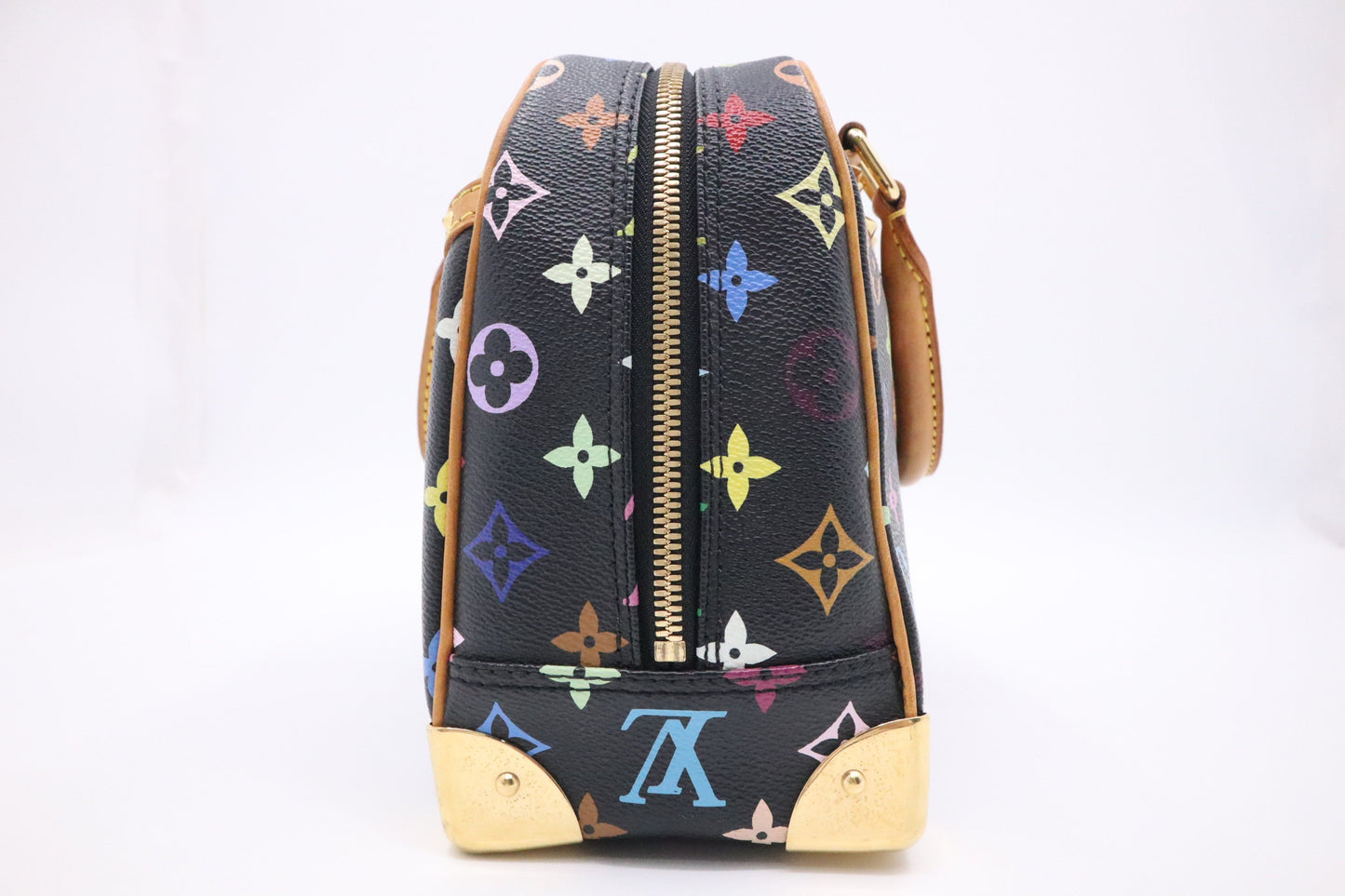 Louis Vuitton Trouville Multicolor Black Canvas Handbag