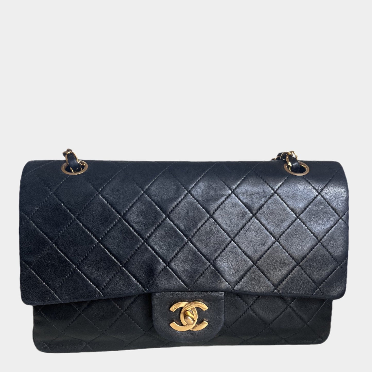 Chanel Classic Flap Lambskin with 24k Gold Hardware Leather Denim Jewelry