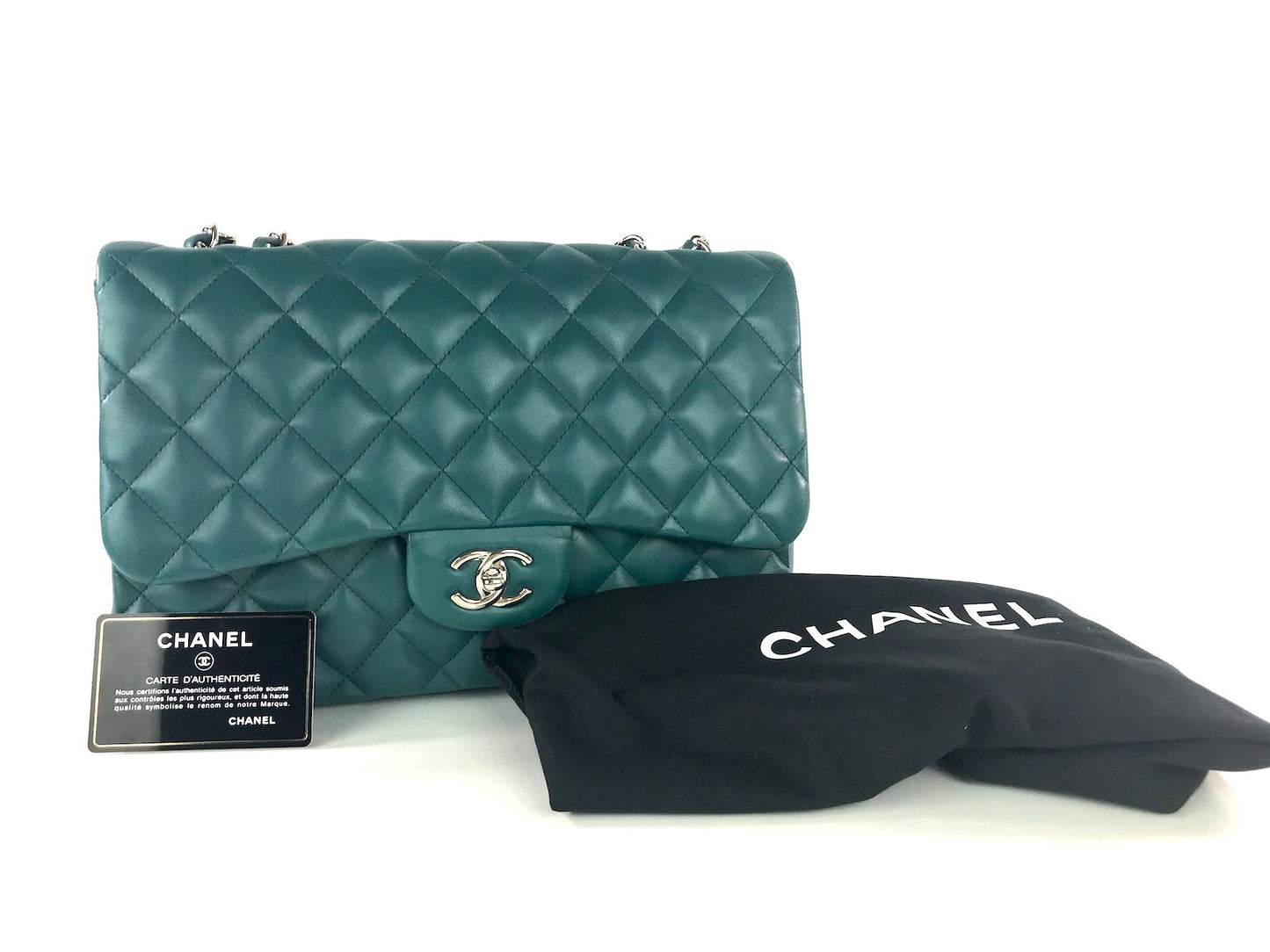 Chanel Classic Jumbo Lambskin Single Flap Accessory