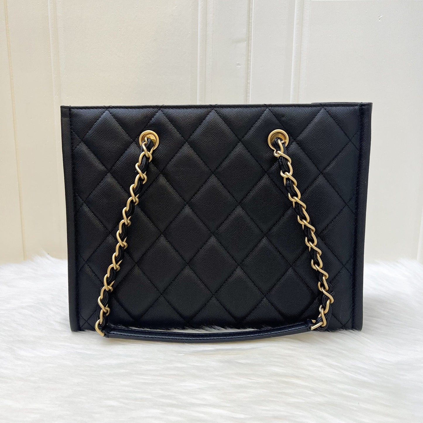 Chanel "2-in-1" Small Tote in Black Caviar and AGHW (Model: )