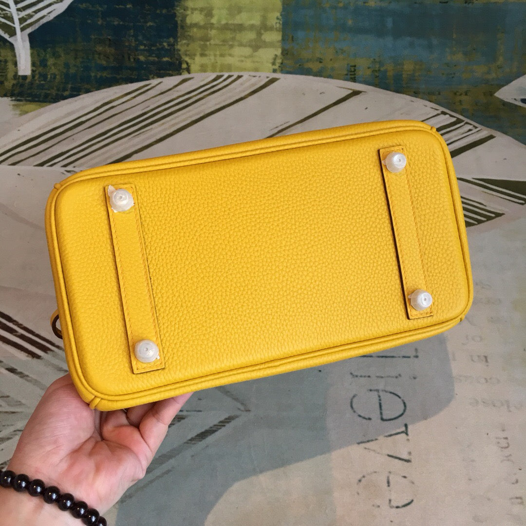 Top Quality Birkin Yellow For Women Sitop Travel Bag