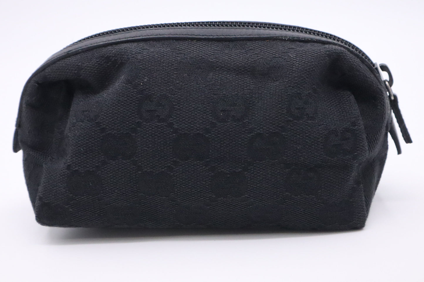 Gucci Pouch Canvas Black Handbag