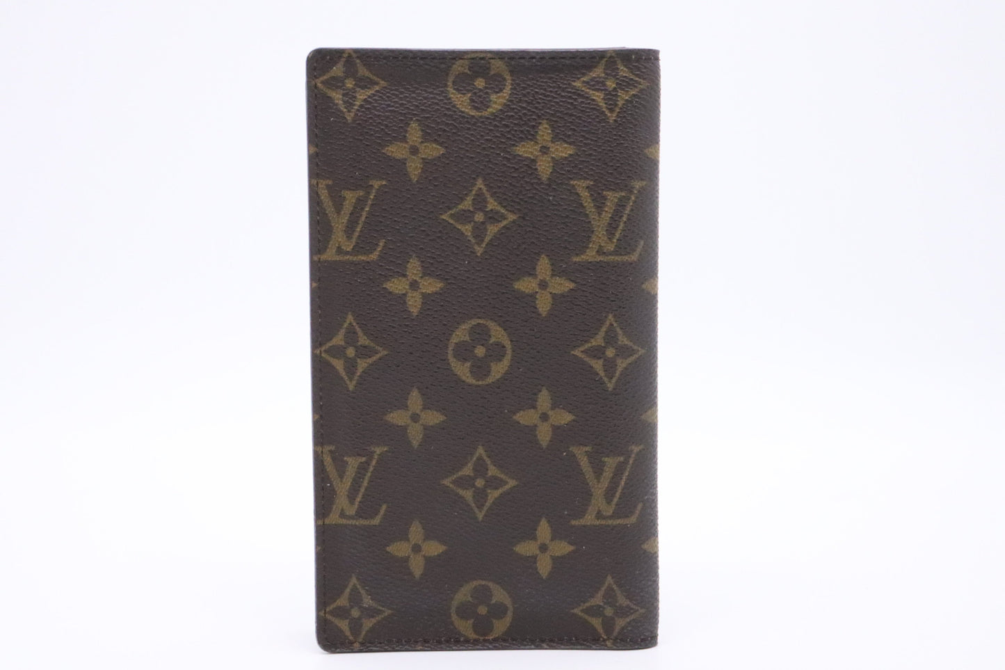 Louis Vuitton Vertical Bifold Monogram Canvas Wallet Case