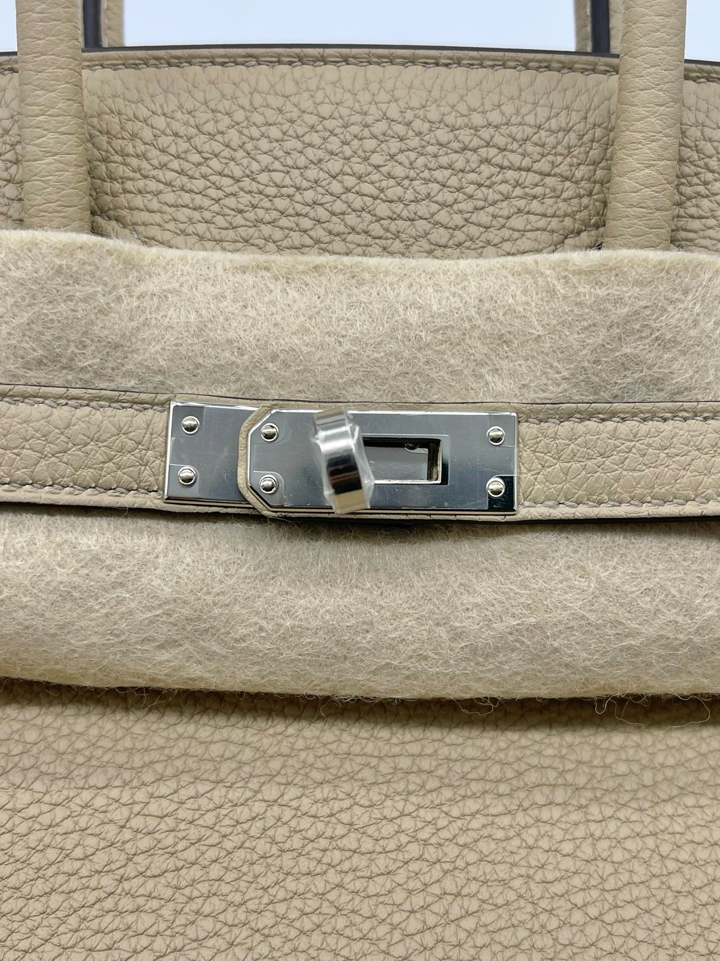 Gucci Hermes Birkin Togo Trench Bougainvillier Palladium Hardware Travel Bag