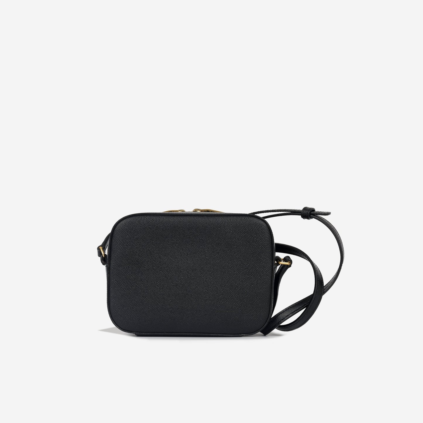 YSL Saint Laurent Camera Case Grained Ghw Crossbody Bag Black Mini