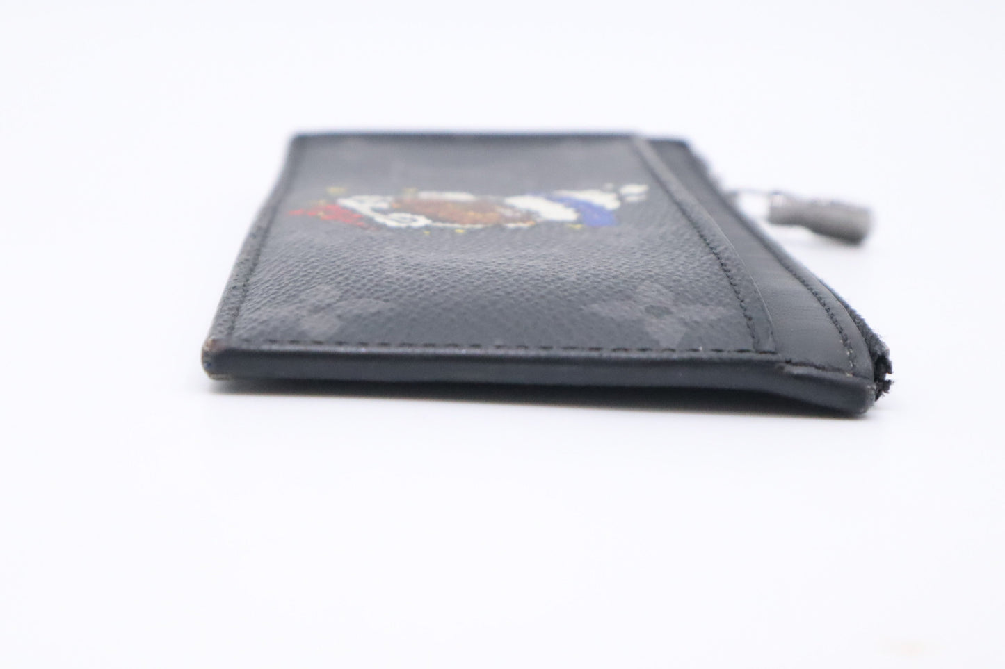 Louis Vuitton Vroom Trunk Card Holder Eclipse Monogram Canvas Wallet Case