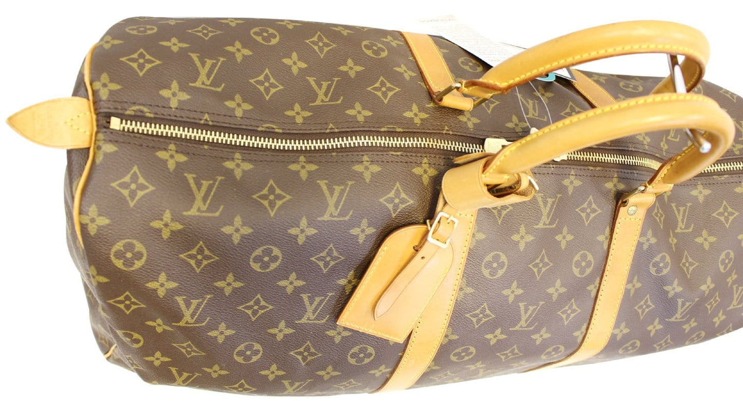 Louis Keepall Travel Bag Canvas Monogram Shoulder Bag