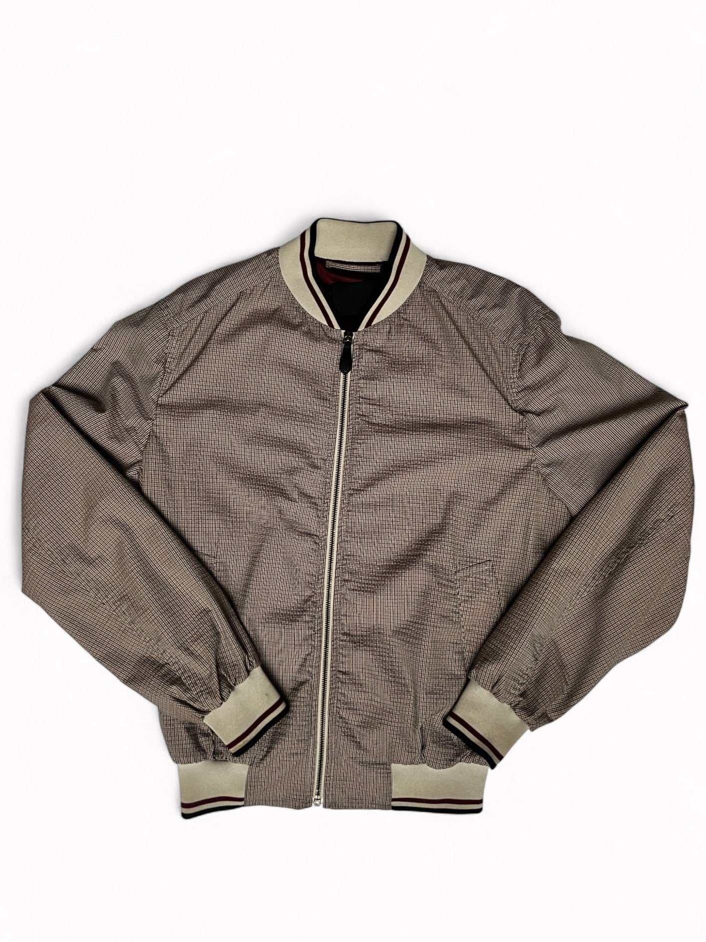 Prada Handbag Mainline Check Bomber Jacket