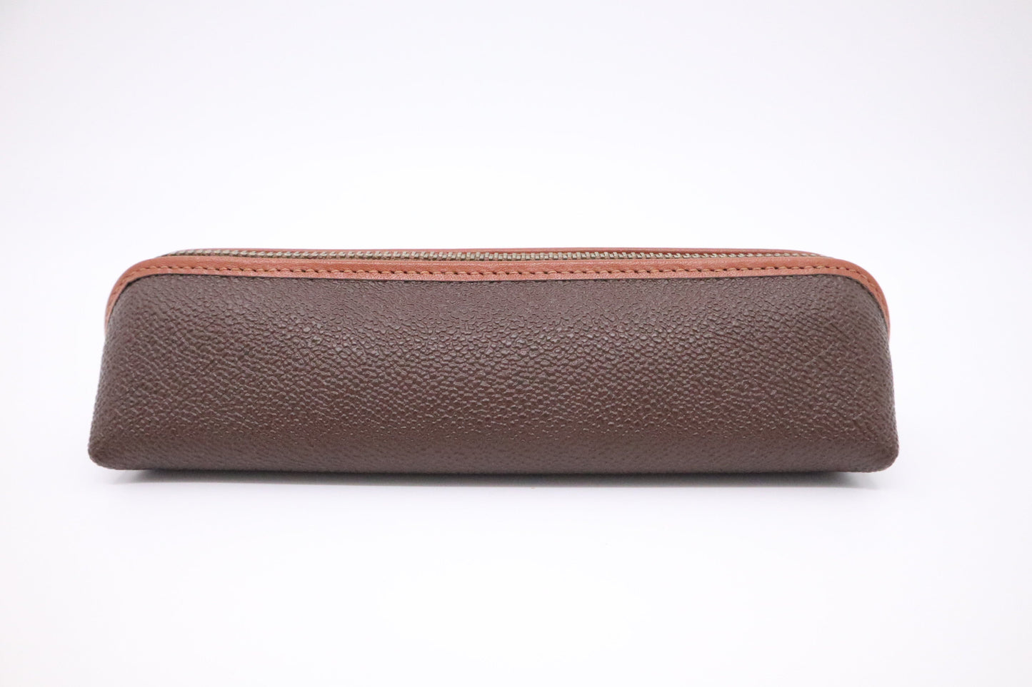 Burberry Pen Case In Handbag Leather Brown Travel Bag