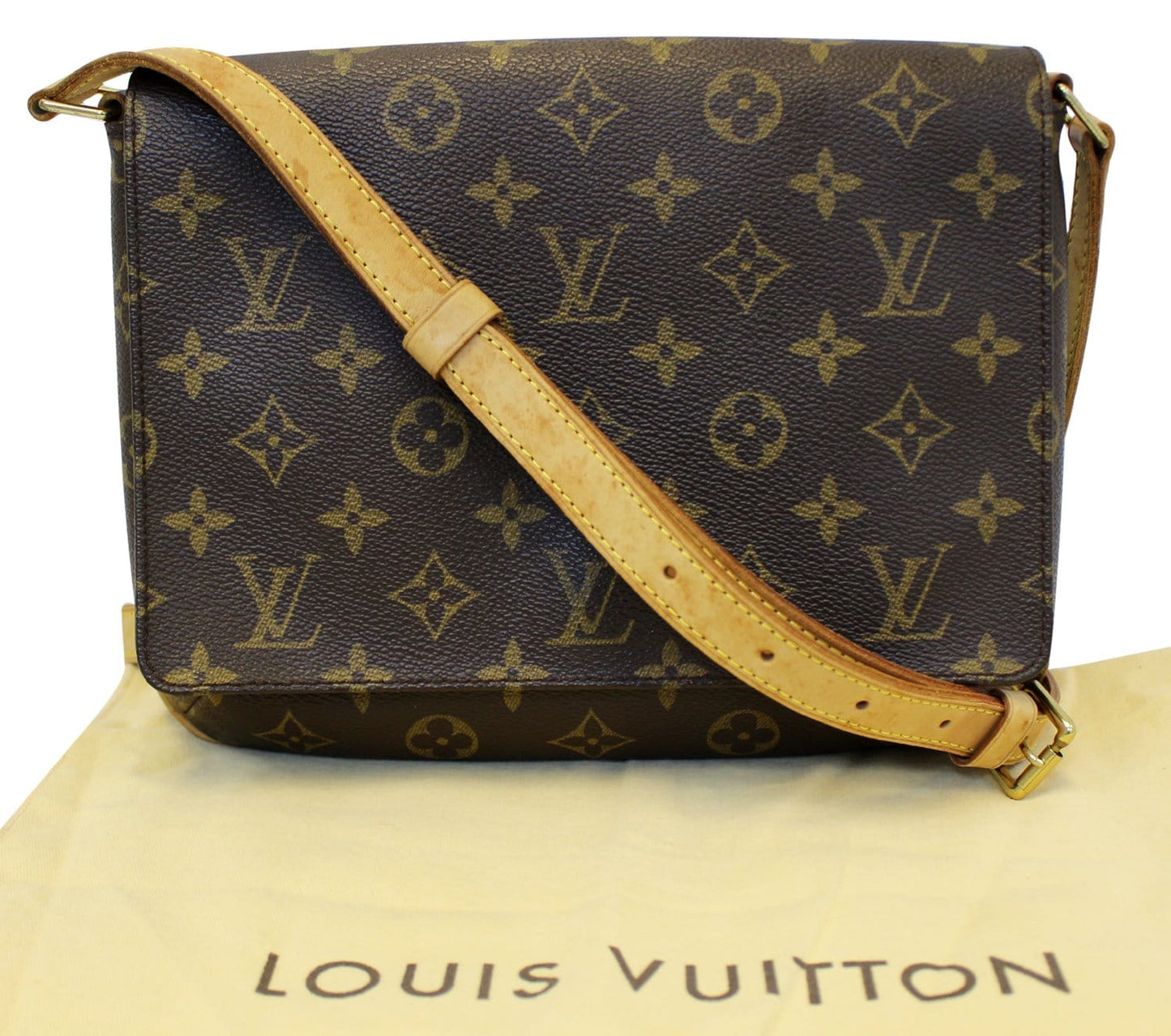 Louis Mtte Tango Crossbody Bag Canvas Monogram