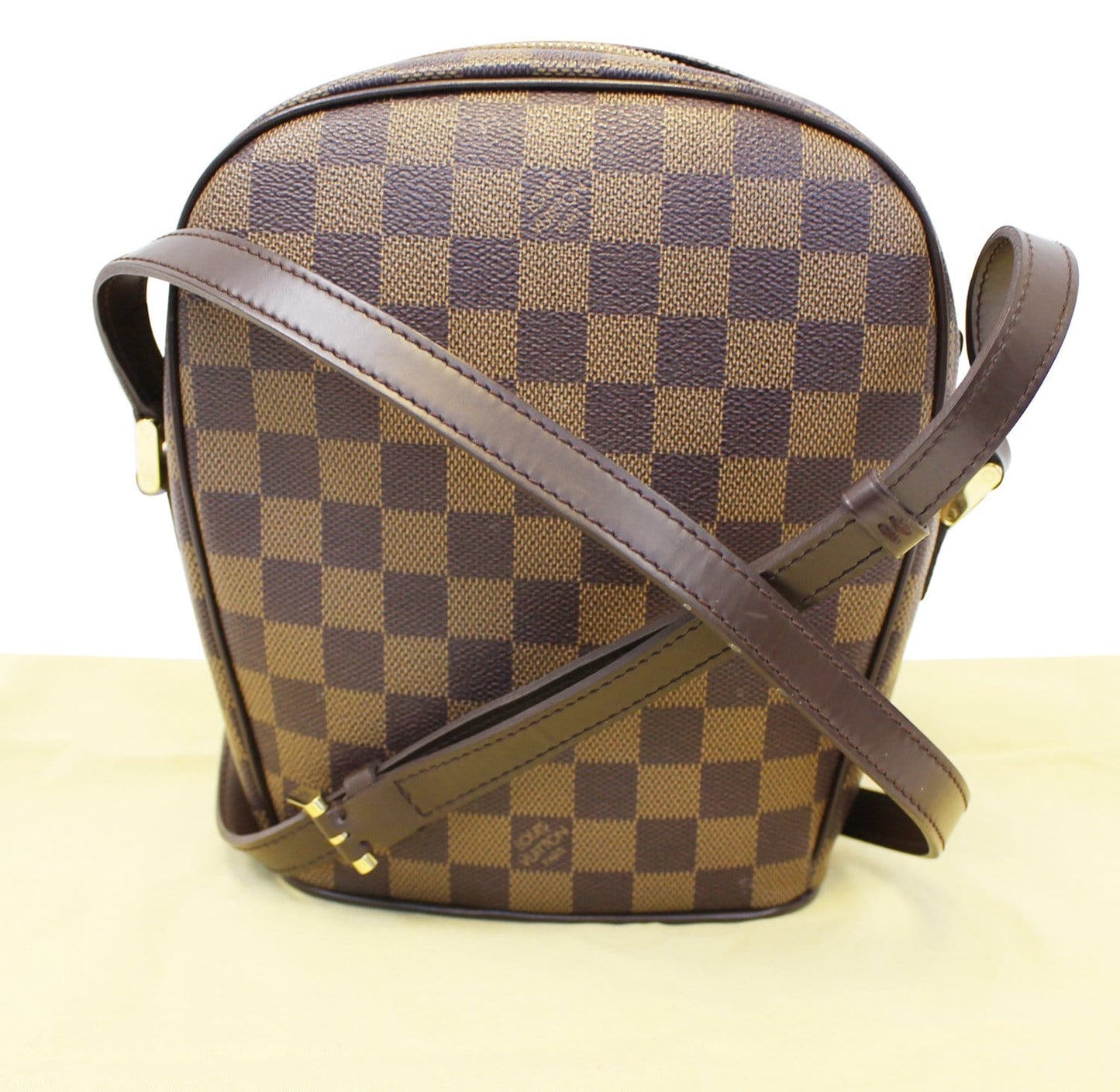 Louis Damier Ebene Ipanema Pm Crossbody Bag Brown